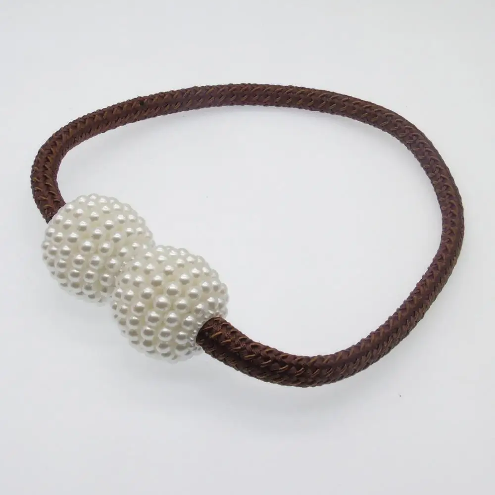 1х перламутровый магнитный зажим для штор держатели зажимы подвешивания шаровая