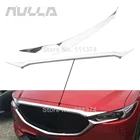 Хромированная передняя отделка двигателя для Mazda CX5 2017 2018 2019 2020, внешняя решетка радиатора, верхняя крышка капота, автомобильные аксессуары
