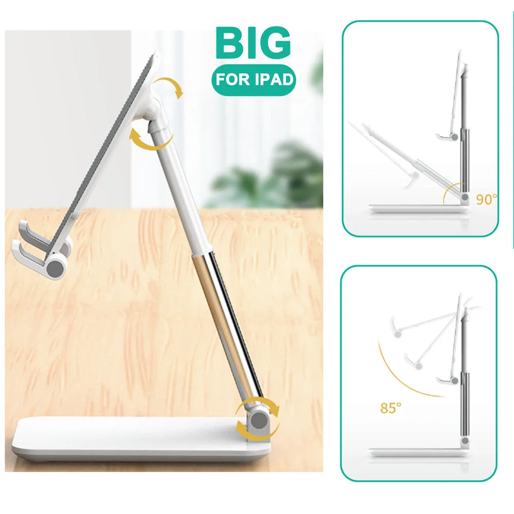 Настольный держатель для планшетов металлическая подставка складная
