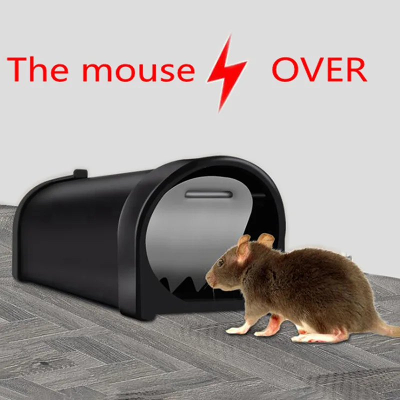 

Mouse Trap Self-locking Safe Firm Household Mouse Catcher Plastic Reusable No Kill Rats Cage For Best Indoor/Outdoor Rat Trap