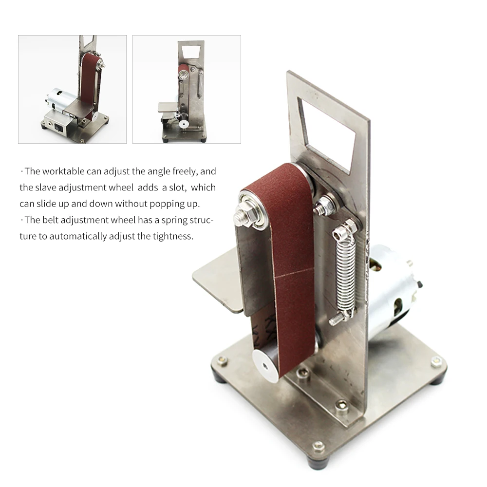Мини шлифовальный станок вертикальный ленточный мини-станок с пескоструйной