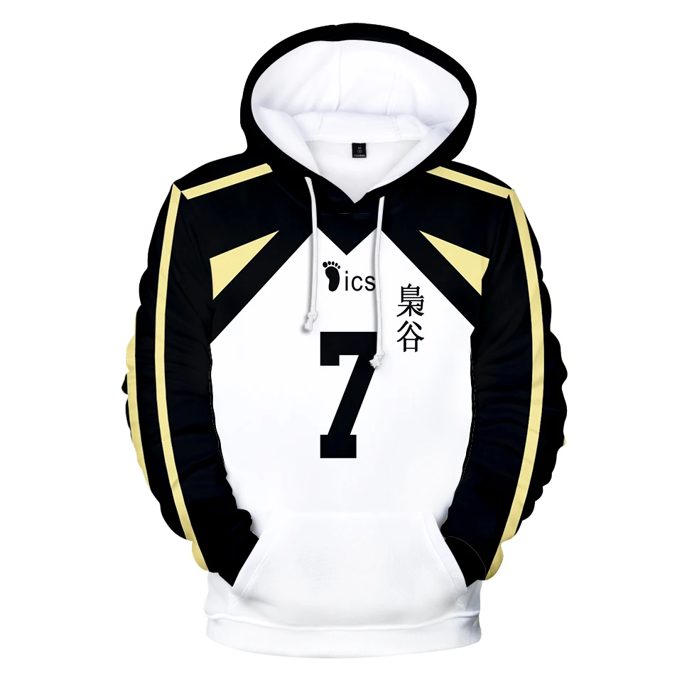 

Hoodies Sweatshirt Anime Haikyuu Fukurodani Academy Uniform Bokuto Koutarou Haikyu Jersey Hoodies Cosplay Costume