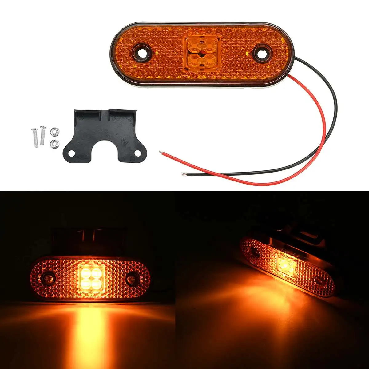 СВЕТОДИОДНЫЙ Автомобильный габаритный фонарь поворотник задний для пикапа