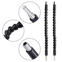 2pcs flexible drill bit extension magnetic hex soft shaft screwdriver kit for electric drill bent twisted and rotated freely