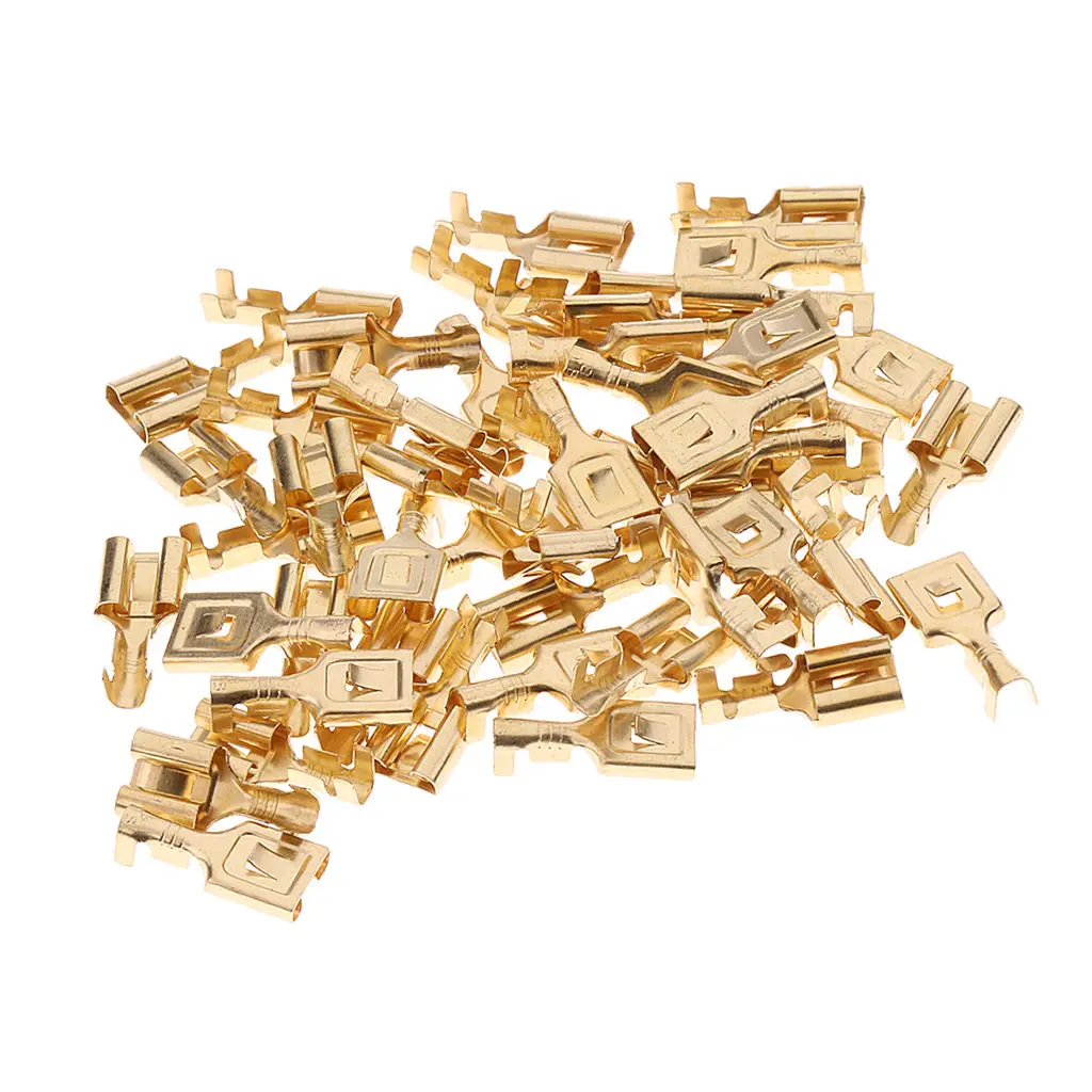 Plug and Play 50x Crimp Terminal Cable Female Spade Connector 7.8mm
