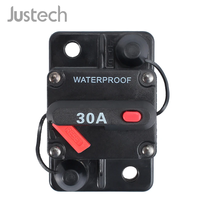 Justech 30A усиленный канал связи Выключатель двойной аккумулятор IP67