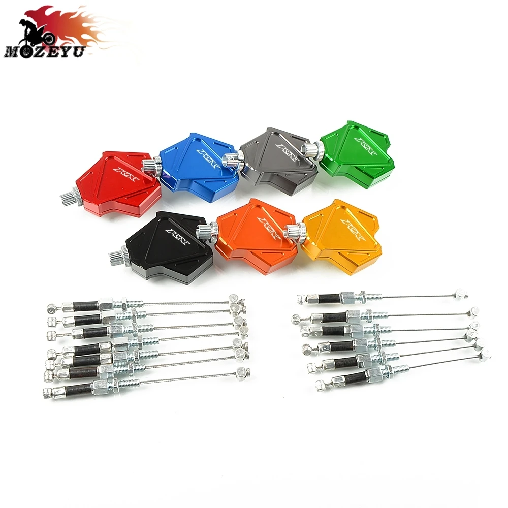 Для Kawasaki KX65 KX85 KX125 KX250 KX250F KX450F Мотоцикл CNC трюк рычаг сцепления легко тяните кабель