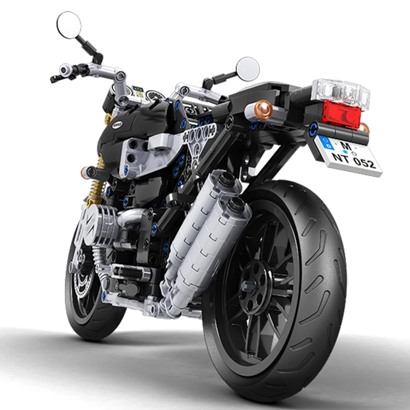 

MOC City Classic Motorcycle 621pcs High-tech Creator DIY Model Building Blocks Bricks educational Toys For Kids birthday Gifts