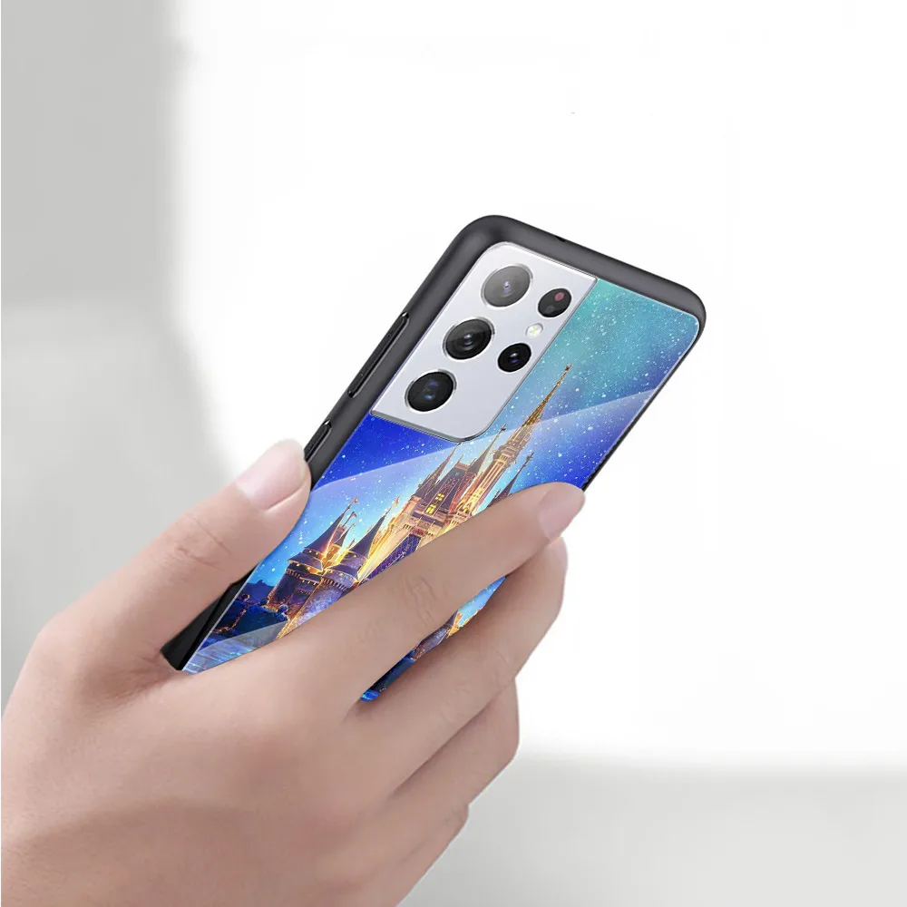 Чехол из закаленного стекла для Samsung Galaxy S21 Plus Ultra M21 M31 M51 A52 A72 | Мобильные телефоны и