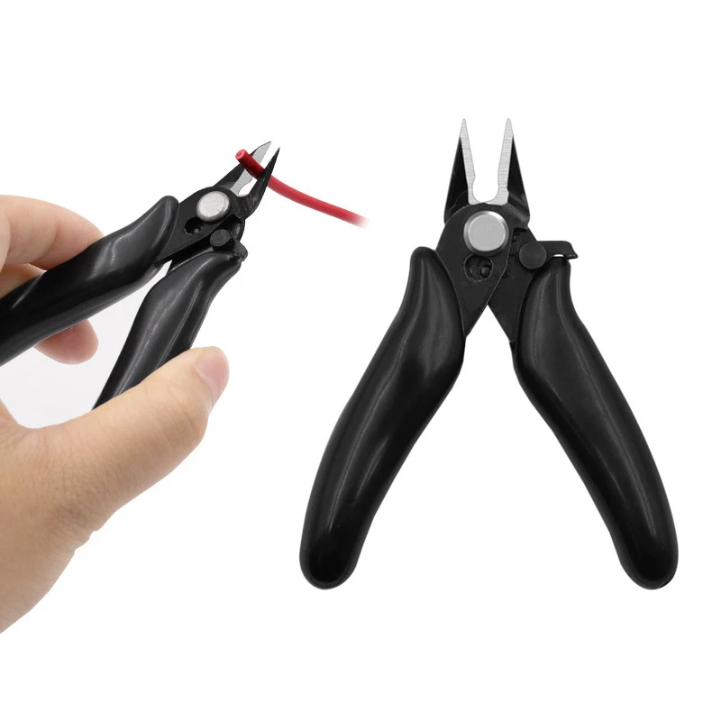 

Mini 170 diagonal pliers 3.5 inch Electronic Diagonal Clamp Pliers Side Cutting Nippers Wire Cutter Scissors diy hand tools