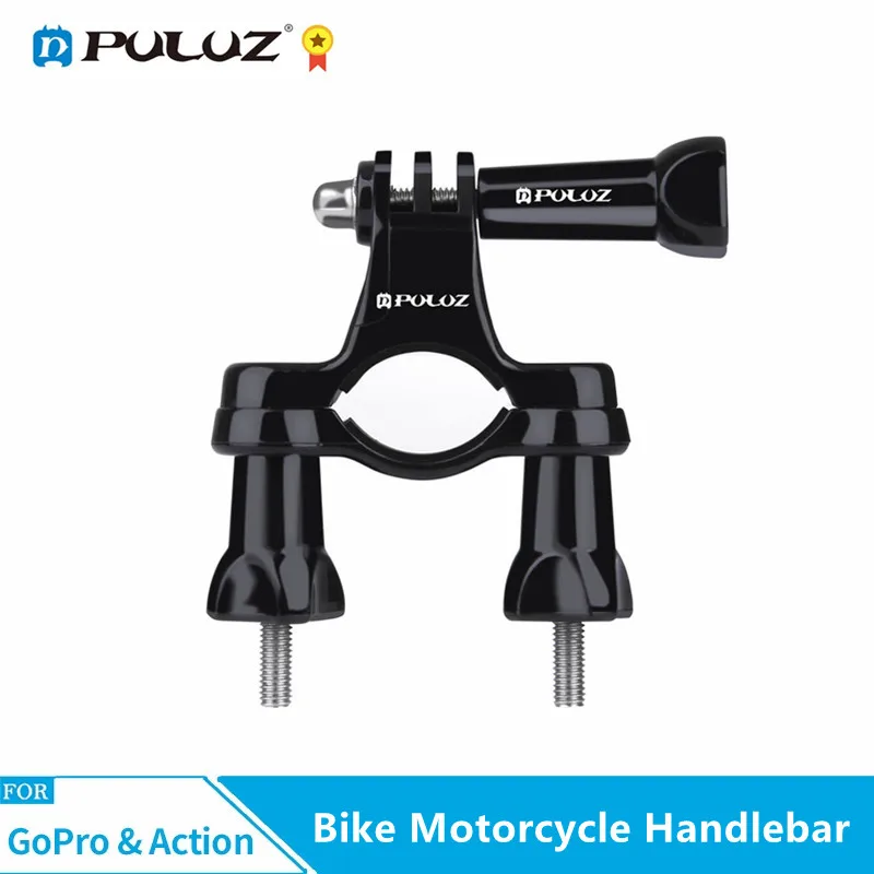 

PULUZ Universal Bike Motorcycle Handlebar Mount with Screw for GoPro HERO 9 8 7 6 5 Action Camera Fixed Bracket Accessories