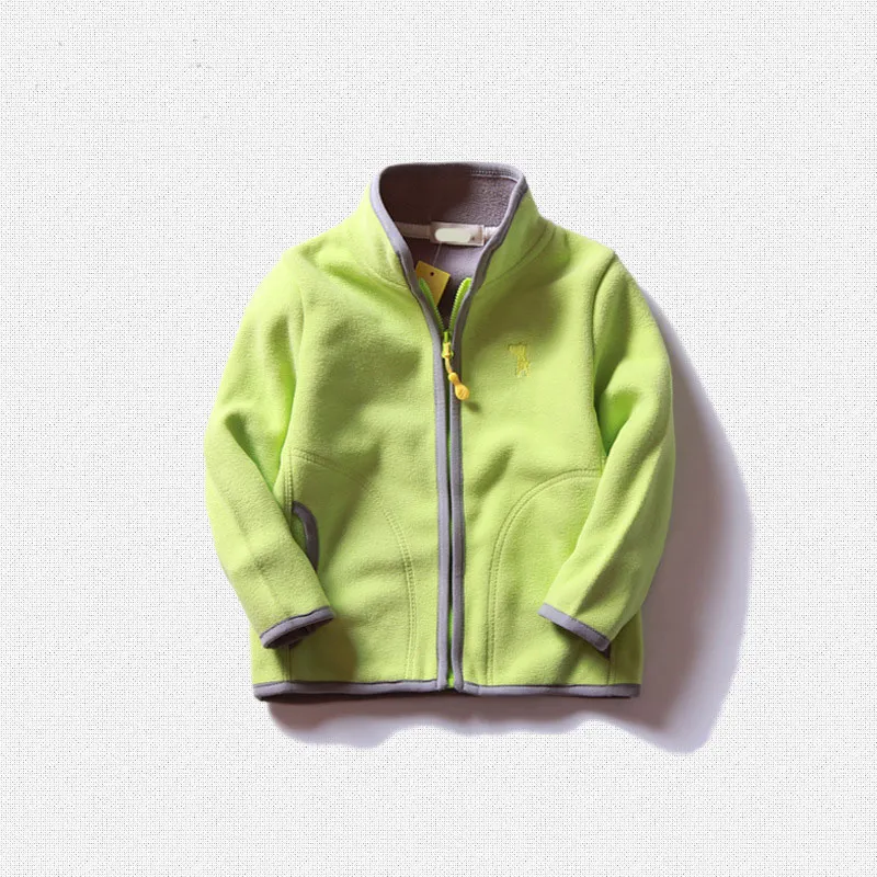 Зимняя верхняя одежда для детей флисовая куртка девочек утепленные пальто