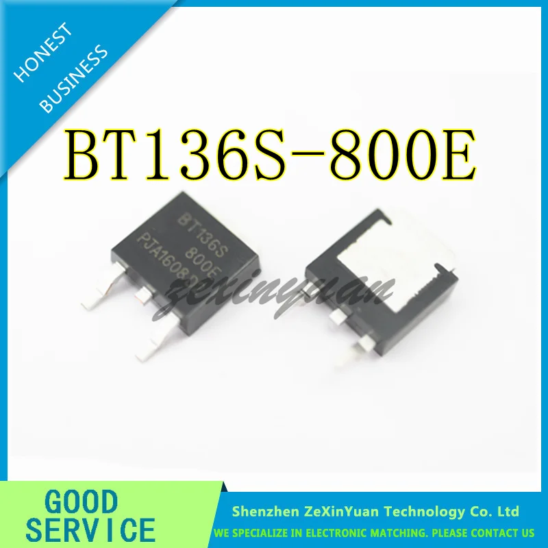 20PCS/LOT BT136S-800E BT136S-800 BT136S BT136 4A 80V TO-252 SMD TRIAC