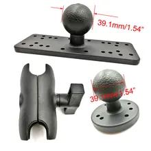 360 Degree Rotation Universal Marine Kayak Electronic Gear Plate Swivel Boat GPSMAP Supporter Fish Finder Mount Fishfinder