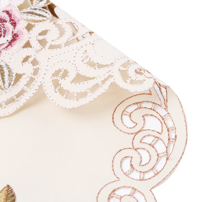 

European Style Embroidered Table Cloth Cloth Art Table Runner Decoration Tea Table Cloth Home Table Cloth