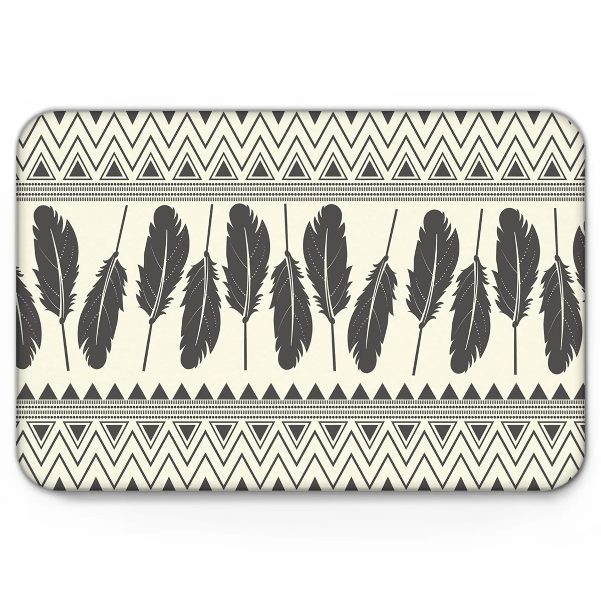 Богемный этнический узор геометрический Коврик для ванной нескользящий коврик