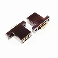 20pcs burn in socket 2 54 mm pitch 5 pin gold plating test connector for to 220 transistor integrated circuit through holes pcb
