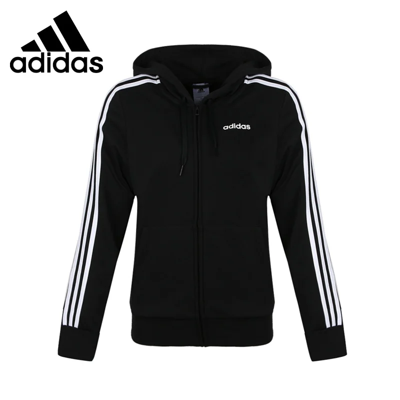 Новинка оригинальная спортивная куртка Adidas W E 3S FZ HD Женская с капюшоном|Беговые