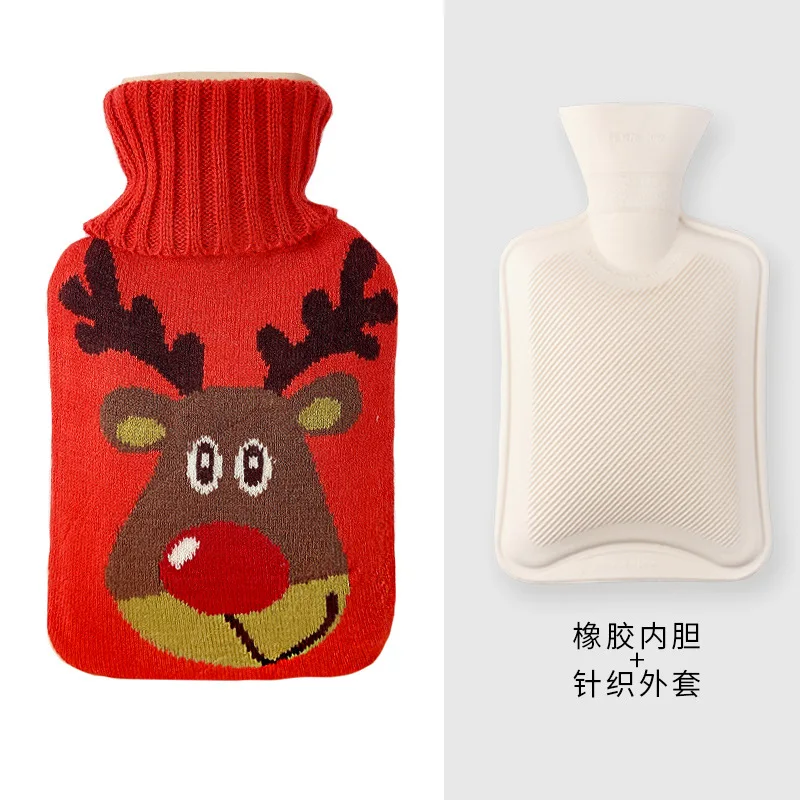 

Water Injection Hot Water Bag Rubber Warm Water Bag for Family Free Shipping Large Capacity 1000ml Friends and Colleagues