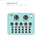 Внешняя звуковая карта V8S, гарнитура, микрофон, личная развлекательная трансляция для ПК, телефона, компьютера