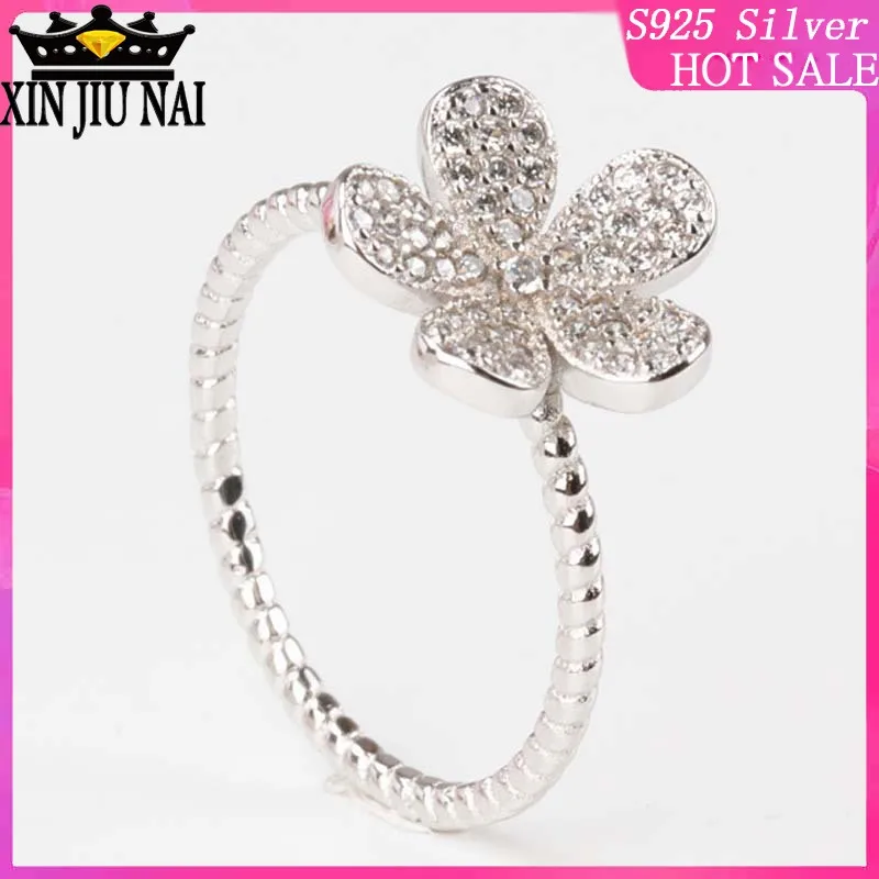 

Twist twist rope women's micro diamond ring leaf grass four-leaf grass combination ring gold-plated jewelry wholesale station