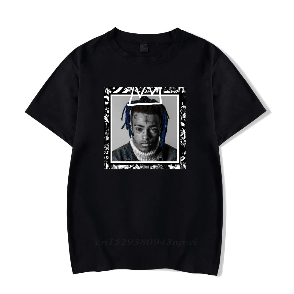 Новинка 2020 модная мужская футболка Xxxtentacion летняя повседневная черная забавная с