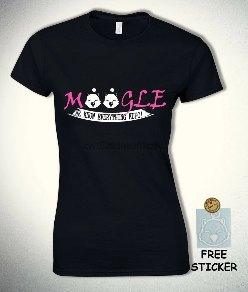 Футболка финальной фантазии Женский Топ Moogle We знаем все Kupo FF7 vii XV |
