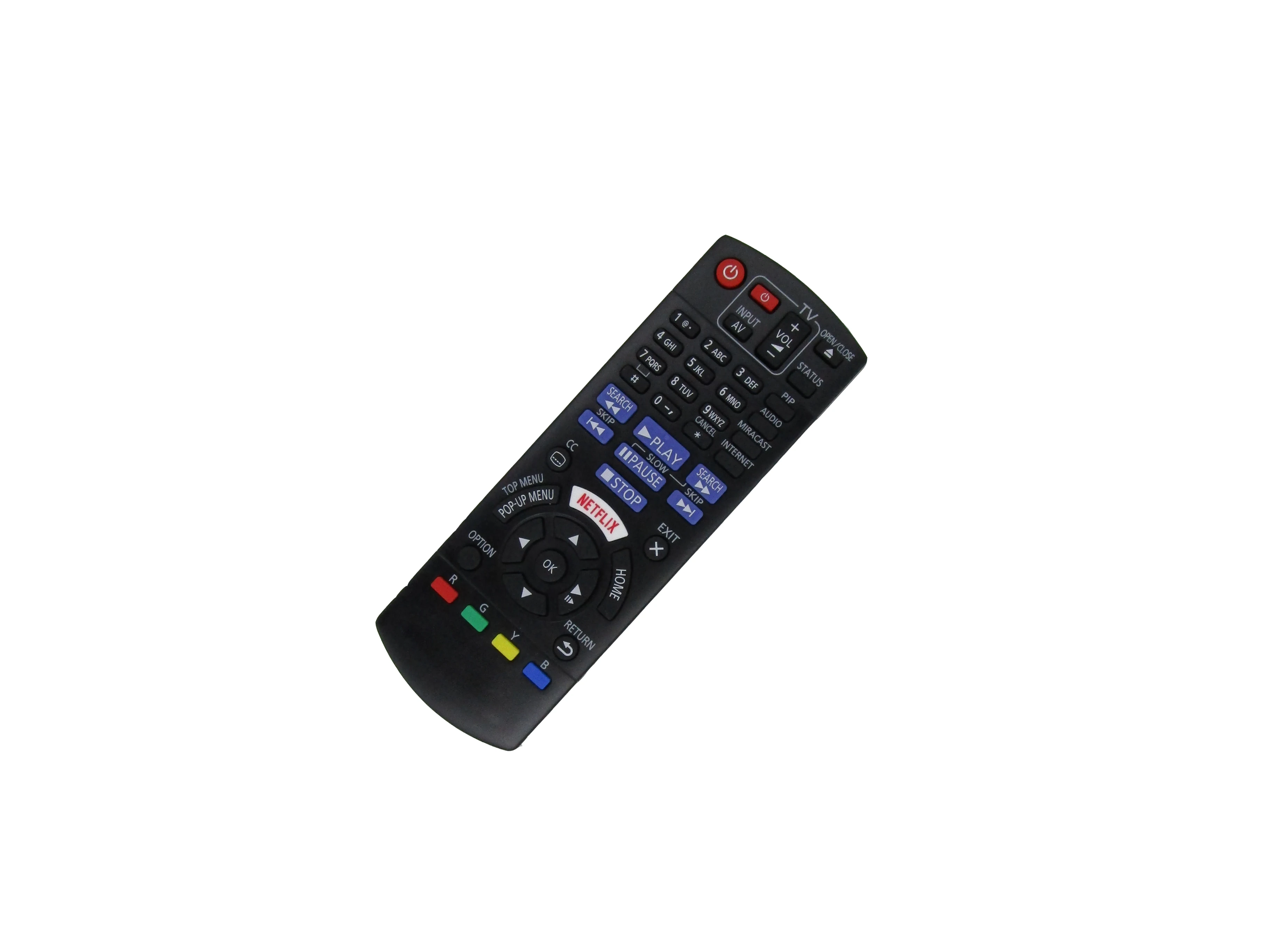 

Remote Control For Panasonic DMP-BDT225P DMP-BDT330 DMP-BDT330PC N2QAYB000880 DMP-BD81 DMP-BDT230 Ultra hd Blu-ray Disc Player