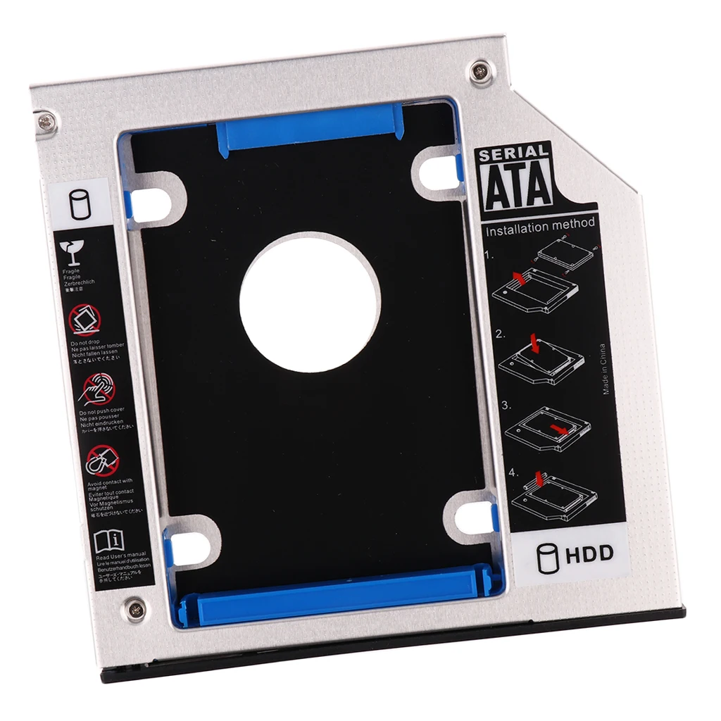 SATA HDD жесткий диск лоток для модуля Caddy F/12,7 мм CD-Driver ноутбука в один сервер