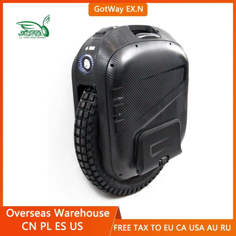 

2022 GotWay EX.N 100V/2700WH Monowheel Electric Unicycle 2800W Hollow Motor No-load Speed 86km/h Duty Free No shock Absorption