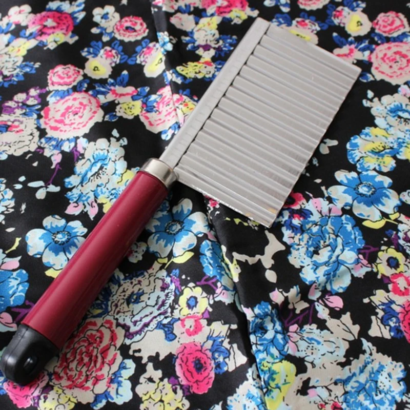 Кухонные ножи из Нержавеющей Стали С Вырезанным узором для резки овощей