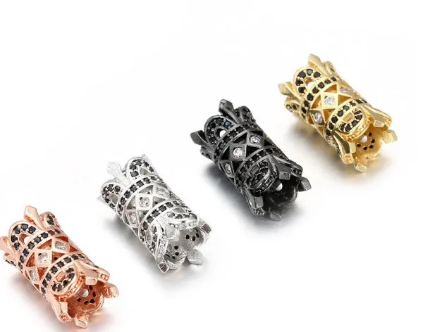 Кружевная круглая трубка 1*1 7 см полый микро паве cz кубический цирконий