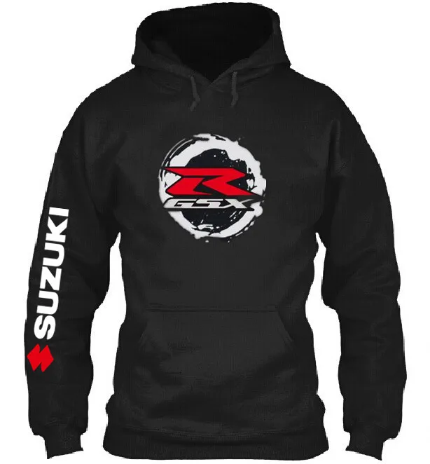 Осень зима 2017 мужские и женские толстовки с капюшоном для мотоцикла Suzuki
