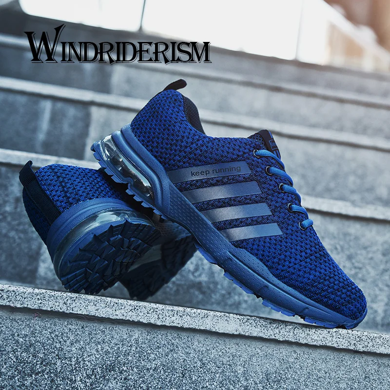 WINDRIDERISM мужские кроссовки Flyknit дышащие кроссовки с амортизацией легкая модная повседневная обувь Zapatos Para Correr