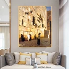 Жан-Леон джероме Иерусалим, картина маслом, всемирно известное произведение искусства, картина, современное настенное искусство, Декор, украшение для дома