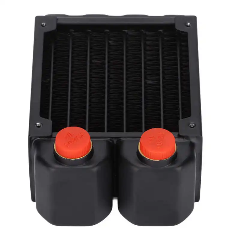 Радиатор для водяного охлаждения компьютера двухслойный медный теплообменник