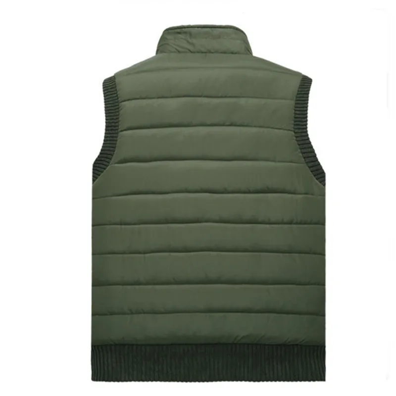 Мужская Зимняя шерстяная куртка на подкладке теплые куртки без рукавов