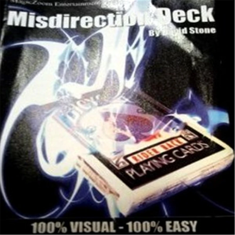 

Misdirection Deck Magic Tricks Magician Card Magie Close Up Illusion Gimmick Accessories props Comedy Mentalism