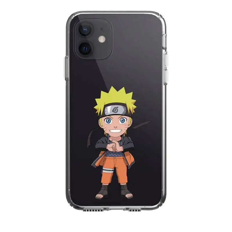 

Cute fire shadow children Phone Case For Iphone 5 6 7 8 11 12 plus XR X XS SE2020 11/12PRO Max Transparent Cases