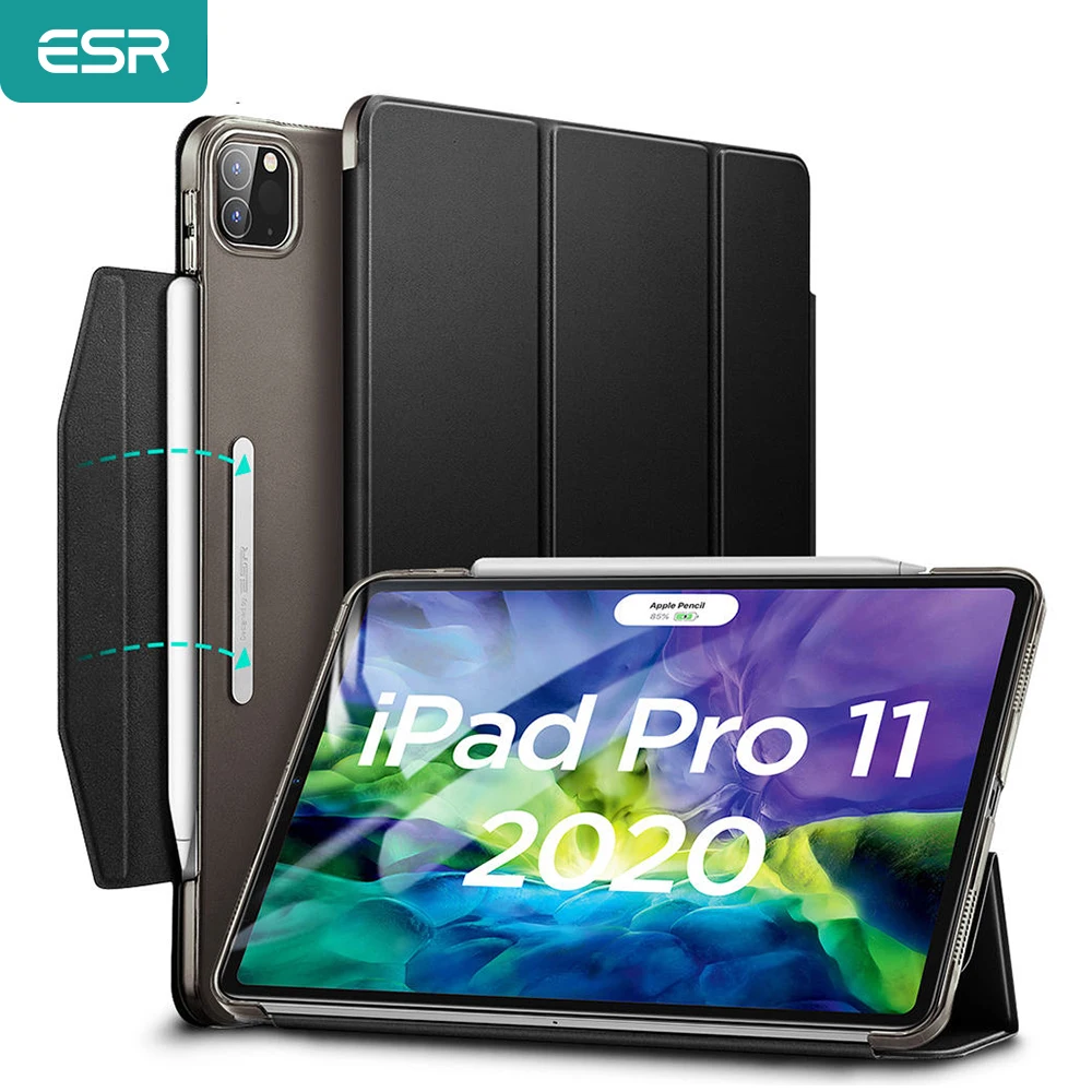 Чехол ESR для iPad Pro 11 умный чехол 2021 дюйма 12 9 2020 тройного сложения чехол|Чехлы