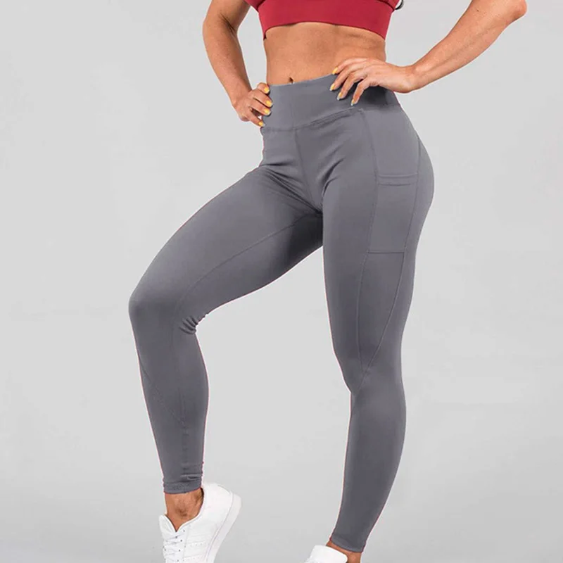Новые женские брюки для йоги с высокой талией однотонные спортивные укороченные