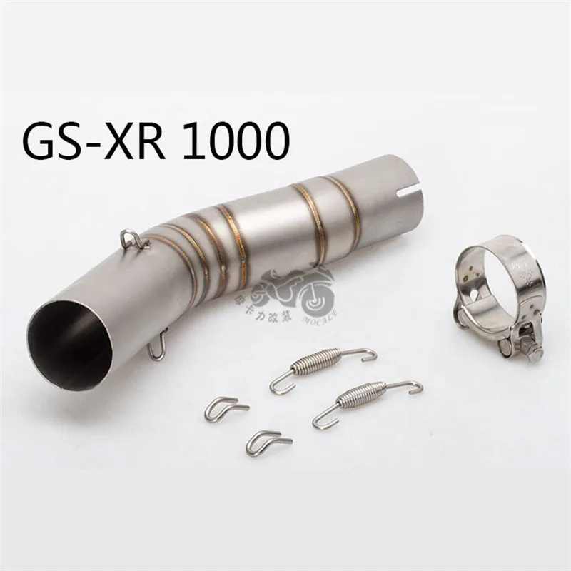 

Motorcycle Modified Exhaust Pipe Middle Link Pipe Stainless Steel Exhaust Connection Pipe GSX-R1000R