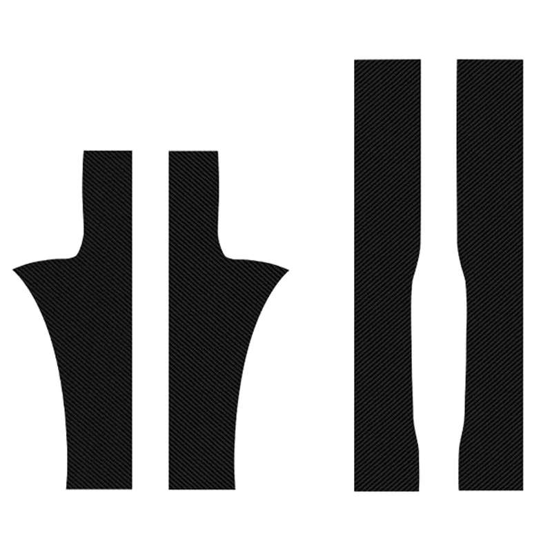 

LUCKEASY Door Sill Protector for Tesla Model 3 2017-2019 true Carbon Fiber Interior sill door Threshold decoration 2pcs