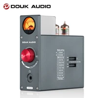douk audio 5654 vacuum tube phono stage preamp for home turntables headphone amp wvu meter stereo audio preamp for tvmp3phone