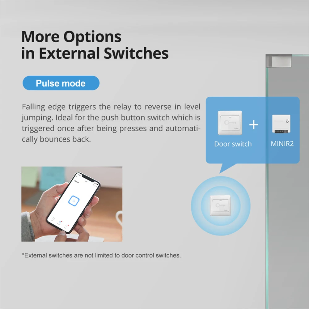 Sonoff MINIR2 DIY 2-Way WiFi Smart Switch Small Body Timing Remote Control via eWeLink APP Support Alexa Google Home IFTTT |
