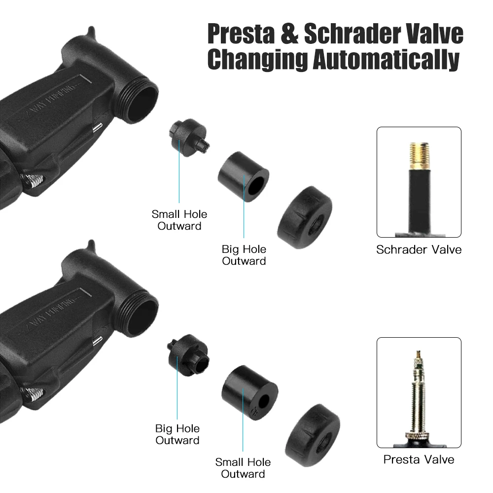 Велосипедный мини-насос 80PSI велосипедный воздушный насос подходит для Presta Schrader