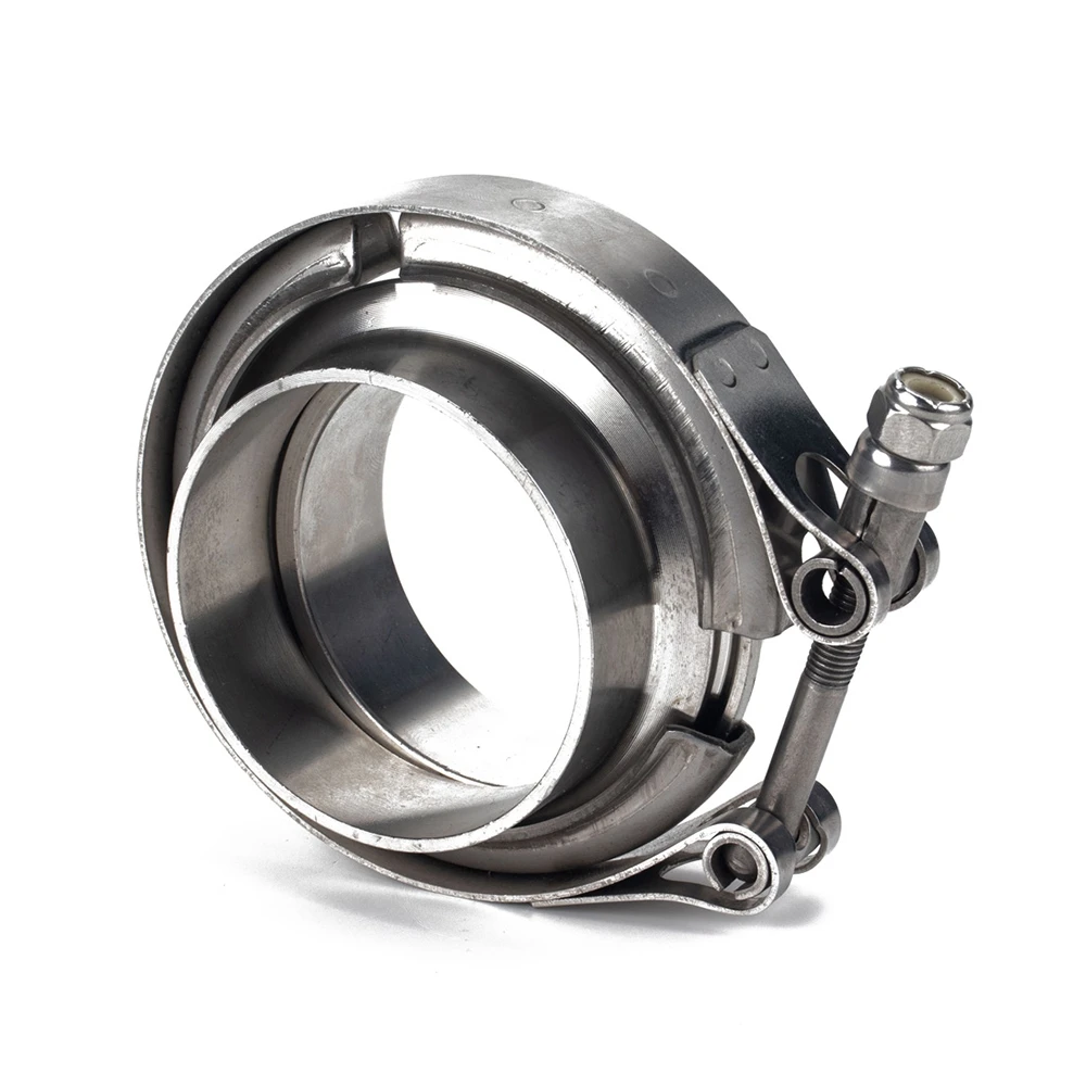 

3.5 4 inch Car Exhaust Pipe V-Band Clamp Stainless Steel V Band Turbo Exhaust Downpipe Strip Flange Connection Auto Accessories