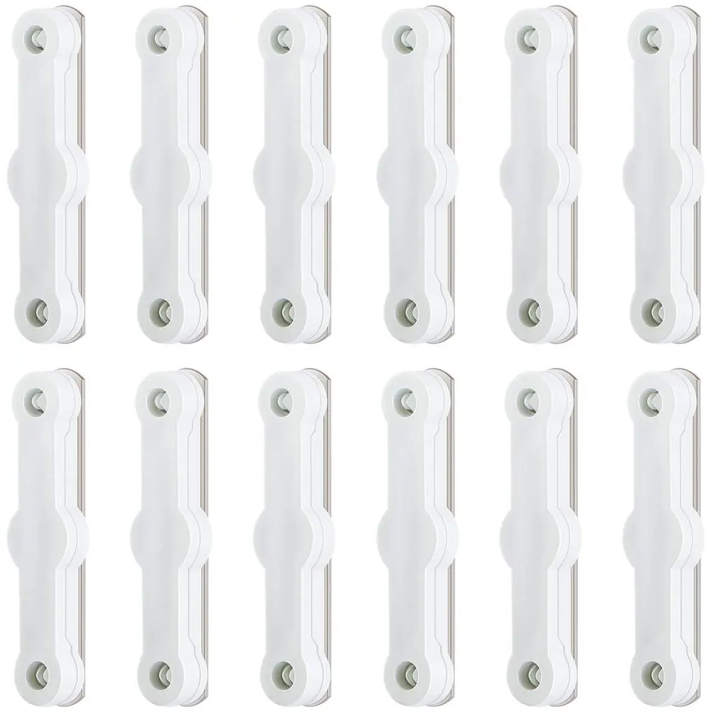 

12 Pcs Screen Window Mesh Holder Retainer Self-adhesive Magnets for Affixing Fly Screens Window Grids for Insect Protection