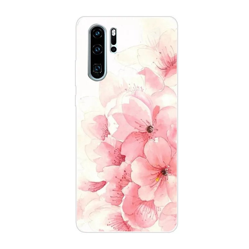 Для или huawei P30 Lite чехол Мягкий Силиконовый ТПУ чехол для телефона чехол для huawei mate 20 P20 Lite Pro P Smart P30Lite P30Pro Para - Цвет: Розовый