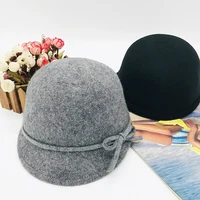 wool hat soft short brim tweed baseball cap winter sport outdoor cap 56 59cm adjustable